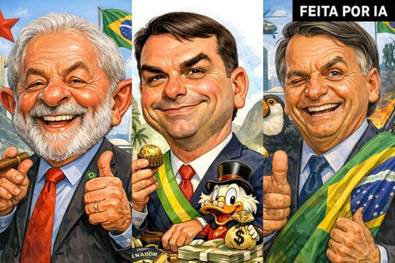 IA associa Lula a charuto e dinheiro e Bolsonaros a armas – 11/02/2026 – Política